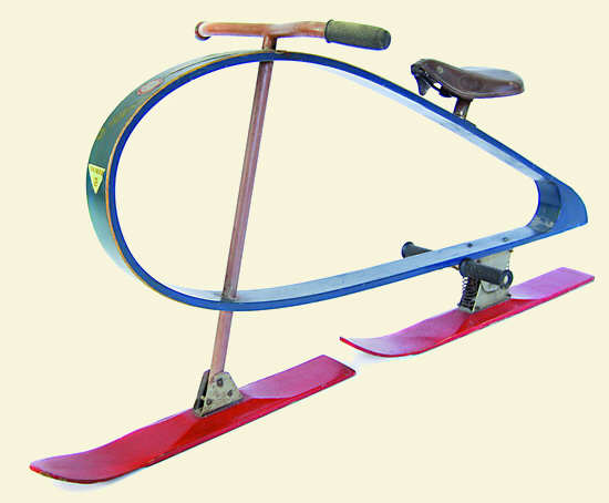 Kinder-Skibob „Taifun Junior“, Fa. Georg Gfäller, Kiefersfelden, um 1970