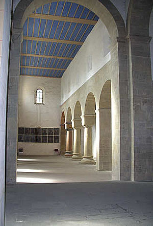 Kloterkirche Kleincomburg, Blick ins Mittelschiff