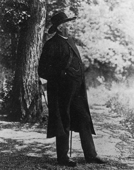 Pfarrer Heinrich Hansjakob. Nicht näher bezeichnete Fotografie Badische Heimat 67 (1987) S. 52