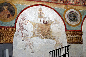 Wandmalerei: Das Geschwätz der Frauen geht auf keine Kuhhaut