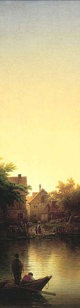 Friedrich Thurau, G´Detail aus der Abendstimmung am Untersee