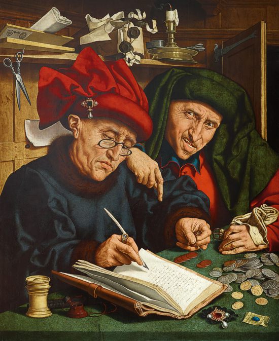 Quentin Massys, Die Steuereintreiber, Ende 1. Viertel 16. Jh