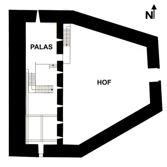 Wäscherschloss: Grundriss der Anlage