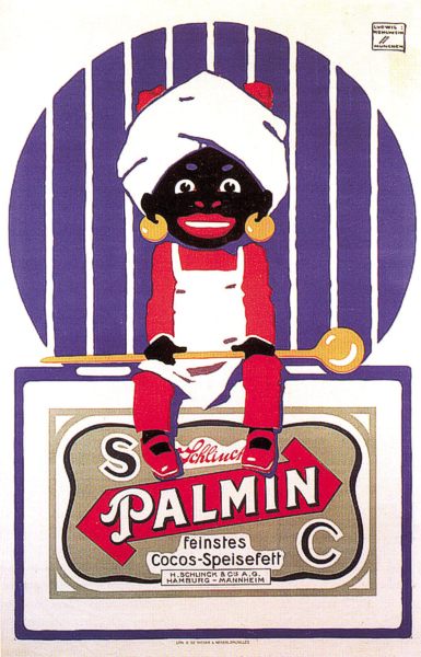 Ludwig Hohlwein Palmin, Farblithografie, um 1913. Münchner Stadtmuseum