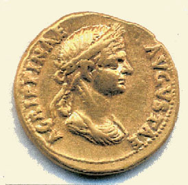 Goldmünze, Biesheim, Ausgrabungen 2012, 1. Jh. n. Chr. Foto: © A. Linder/MGR Biesheim