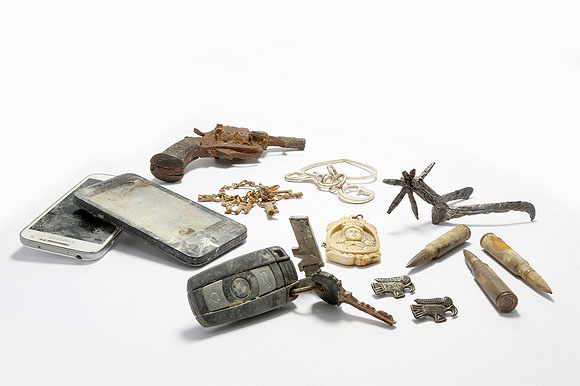 Sammelaufnahme diverser Basler Gewässerfunde. © HMB Manuela Frey