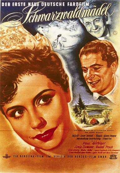 Schwarzwaldmädel: Filmplakat
