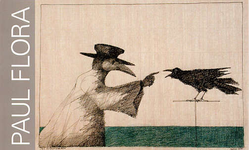 Paul Flora, Zeichnungen im Museum beim Markt, Karlsruhe