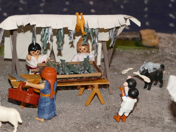 Fischhändler auf dem Markt