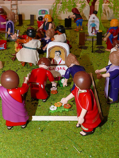 Verehrung des vergöttlichten Cäsar