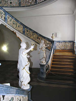 Kloster Schöntal, Treppenhaus in der Neuen Abtei