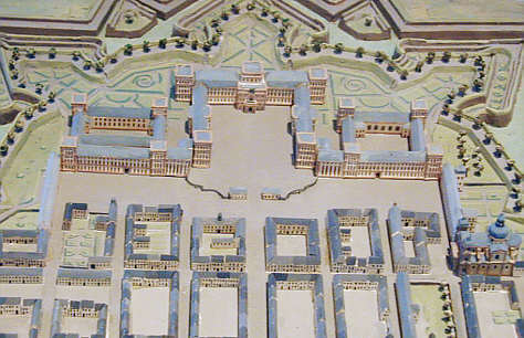 Mannheim, Stadtmodell, um 1750
