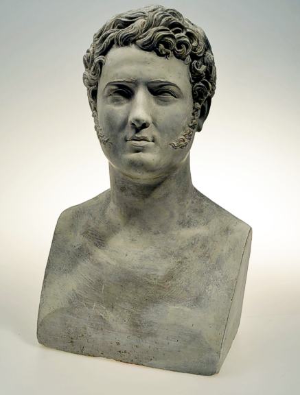 Schloss Mannheim: Terracottab&uuml;ste des Gro&szlig;herzogs Karl von Baden