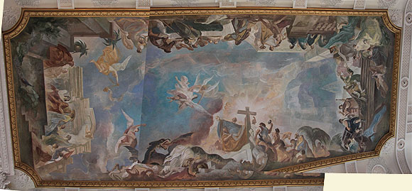 Schlosskirche Mannheim, Deckengemälde