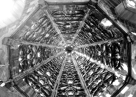 Blick in den Turmhelm