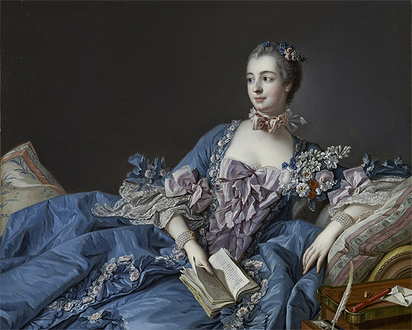 François Boucher, Madame de Pompadour, 1758. © Scottish National Gallery