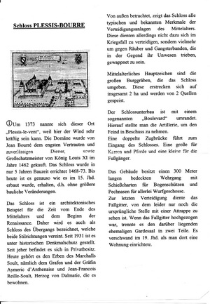Faltblatt Plessis-Bourre