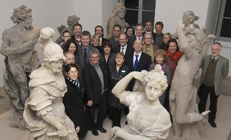 Die Mitglieder des Schl�sserarbeitskreises im 