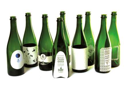 Wettbewerbsentw�rfe f�r den Cr�mant d'Alsace. � Dopff 