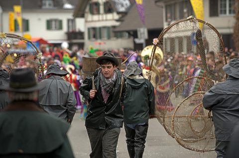 Ermatinger Groppenfasnacht. Der Umzug findet allerdings nur alle drei Jahre statt – Das nächste Mal 2013. Bild: Chris Denneffel
