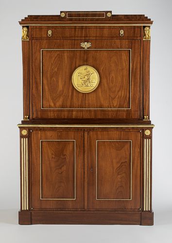 Schreibschrank des Hofebenisten Johannes Klinckerfuß für Kurfürst Friedrich von Württemberg