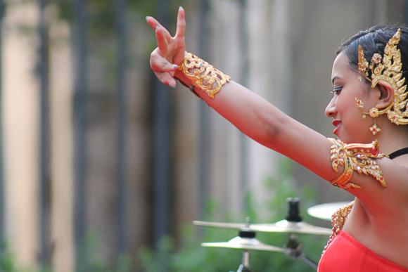 Thai Tanz mit Thitisa Thawsrisuwan. Foto: Sarah Peters