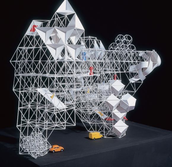 Eckhardt Schultze-Fielitz: Raumstadt, 1959.  Collection FRAC Centre, Orléans © Philippe Magnon