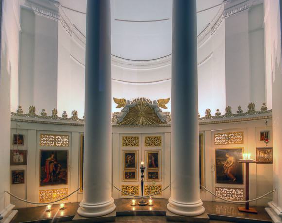 Ikonostasis in der Grabkapelle auf dem W&uuml;rttemberg. Bild: ssg/Stadler