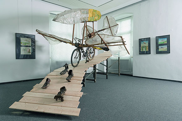 Georg Mesmer: Pater Mohr und die Flügel. Foto: S. Schmitz/P.Hartmann/ssg