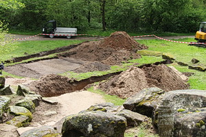 Grabungen im Umfeld des Merkurtempels brachten neue Erkenntnisse über die ursprünglichen Weg-Führungen.