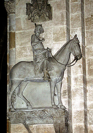 "Bamberger Reiter" im Innern des Doms