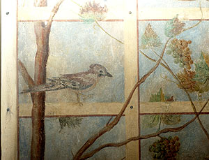 Weinlaubendekoration aus Schloss Bruchsal