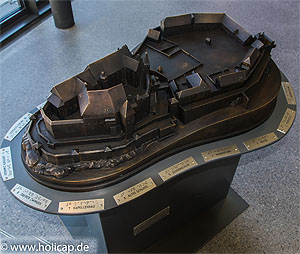 Cadolzburg, Tastmodell der Burg. © www.holicap.de