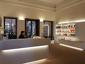 Neuer Kassenbereich im Besucherzentrum. Foto: Magda Ritter/SSG