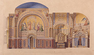 Schlossprojekt Falkenstein: das Schlafzimmer des Königs.