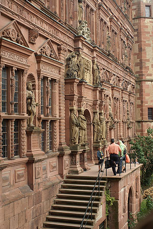 Ottheinrichsbau, Fassade