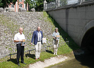 Bei der Vorstellung des Buchs in Salem