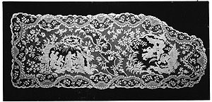 Taufschleier aus dem Badischen Landesmuseum, eines der Objekte der Provenienzforschung im Haus.