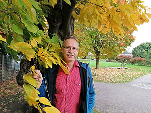 Thomas Huber. Leiter des Botanischen Gartens. Foto: Thomas Huber