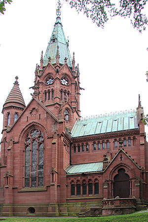 Großherzogliche Grabkapelle Karlsreuhe: Außenansicht