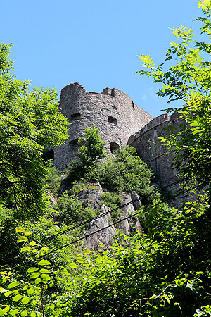 Festungsruine Hohentwiel: Artillerierondell im Bereich der oberen Festung. Foto: kulturer.be