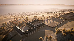 Digitale Rekonstruktion von Schloss Karlsberg, Standfotos aus dem Video © Historisches Museum Saar, Architekturvisualisierungen Andreas Matzerath