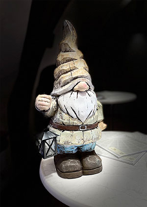 Gartenzwerg aus der Vorgabe der Parade