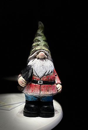 Gartenzwerg aus der Vorgabe der Parade