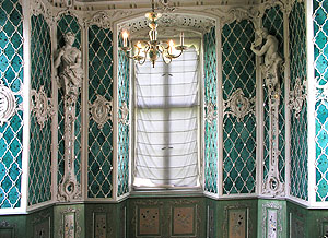 Neues Schloss Tettnang: Stuckdekoration im Grünen Kabinett