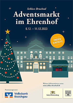 Plakat der SSG zum Adventsmarkt