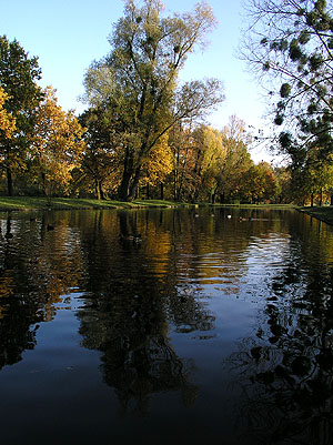 Herbstimpressionen aus dem Schlosspark Favorite. Fotos: kulturer.be