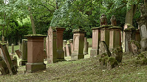 Friedhof Judensand in Mainz. Foto: Deutsche UNESCO-Kommission / Erik Hartung