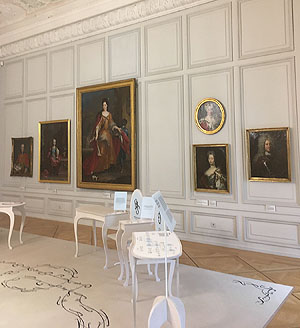 Schloss Mannheim, Porträts im Raum der Hofmusik. Foto: kulturer.be