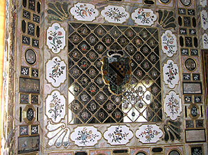 Schloss Favorite, Scagliola-Arbeit . Foto: kulturer.be